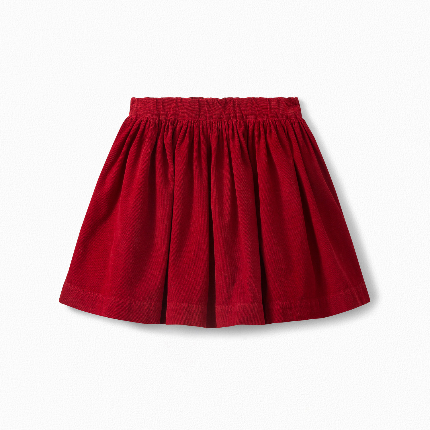 Bonpoint - Girls Beige Check Wool Skirt
