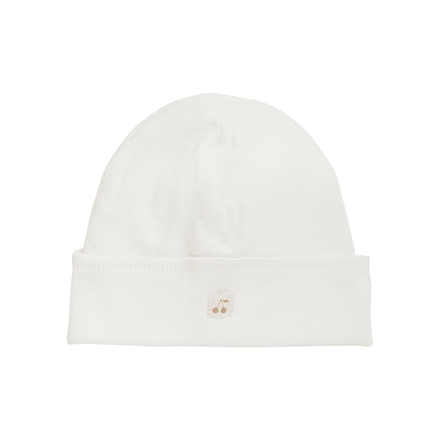 ORGANIC COTTON BABY HAT MILK WHITE