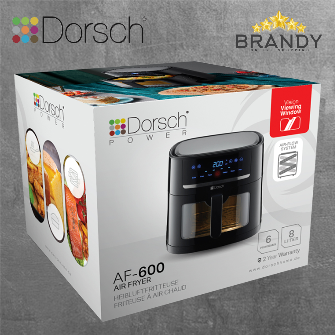 Air Fryer Digital XXL 8L AF600 with Glass Vision Window - Fryers ...