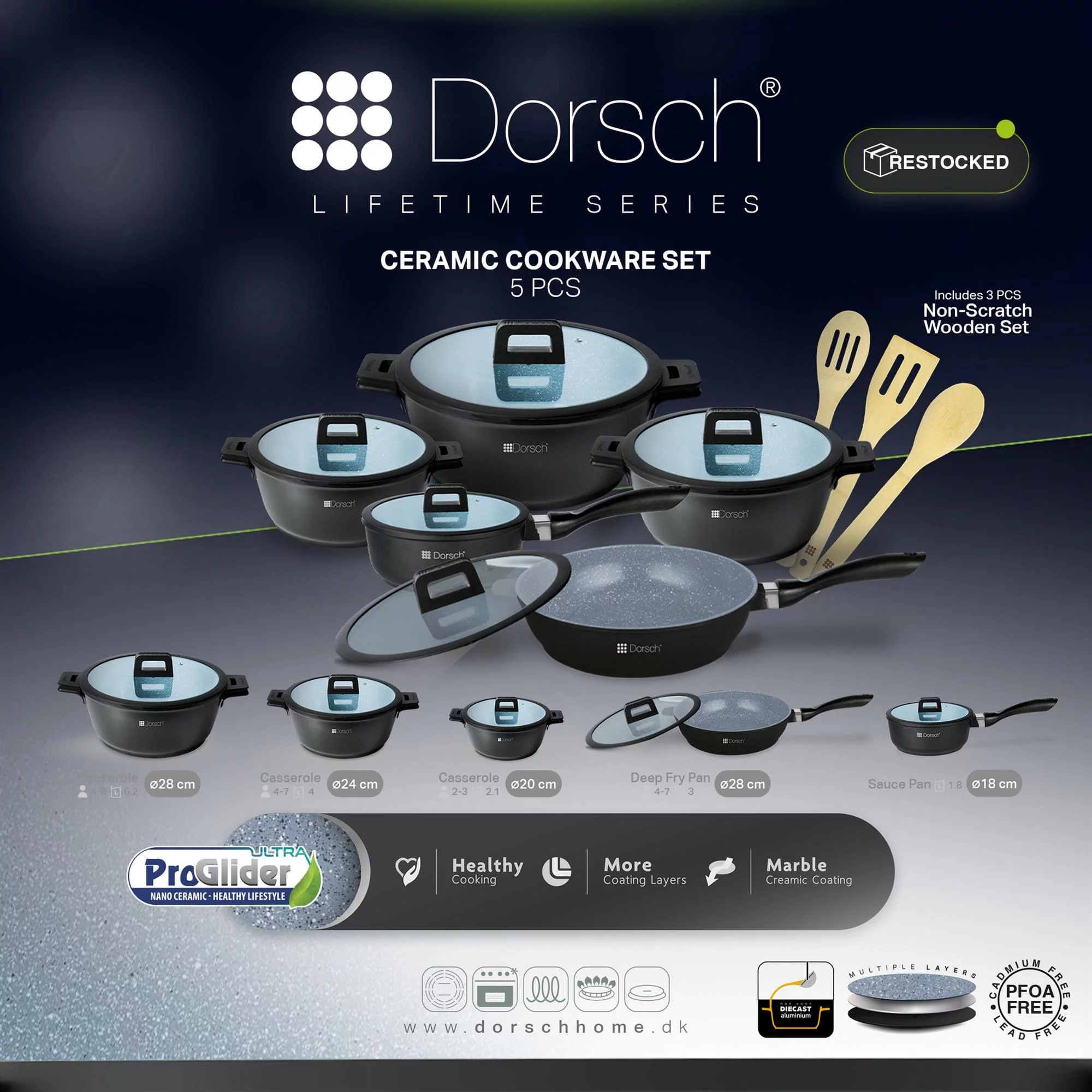 Lifetime Granite Cookware Set 11pcs Cookware Sets Dorsch Brandy Lebanon