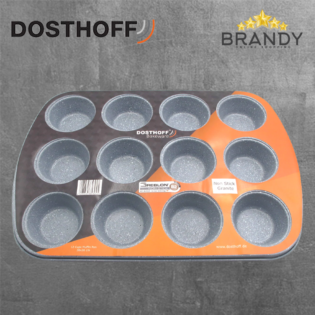 Granite Muffin Pan 12 Cups Bakeware Dosthoff Brandy Lebanon
