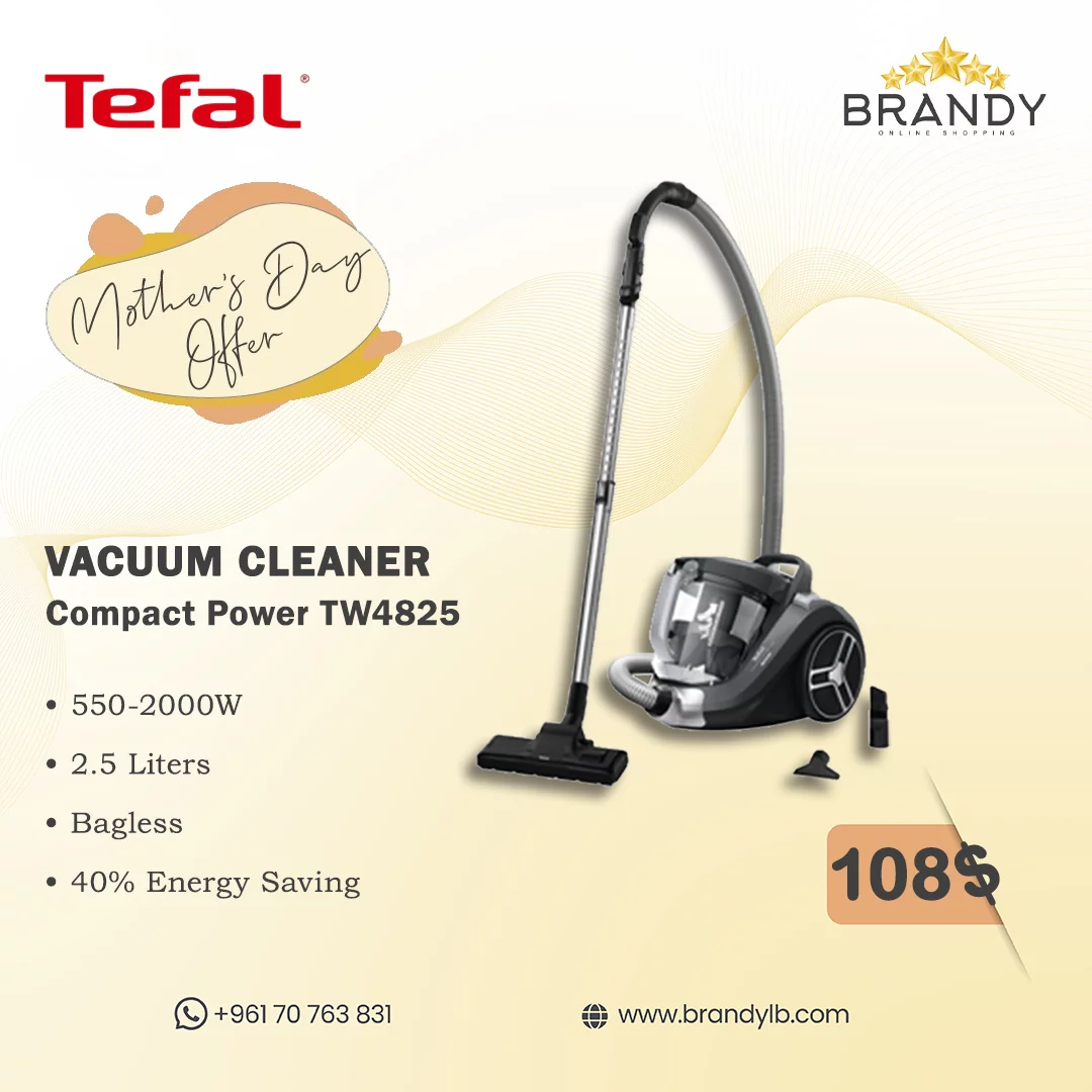 Compact Power Vacuum Cleaner XXL TW4825 Vacuum Cleaners Tefal Brandy Lebanon