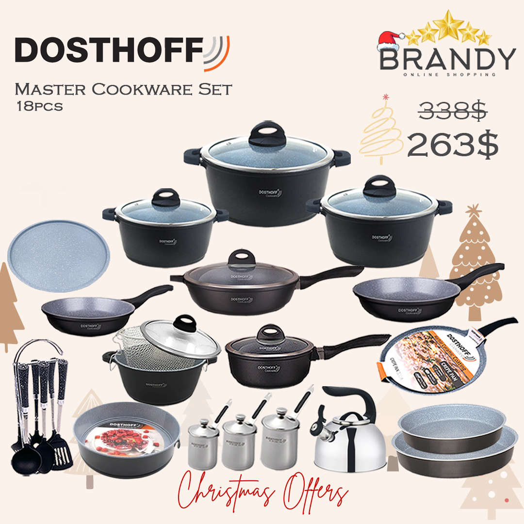 Master Cookware Set 18pcs Cookware Sets Dosthoff Brandy Lebanon