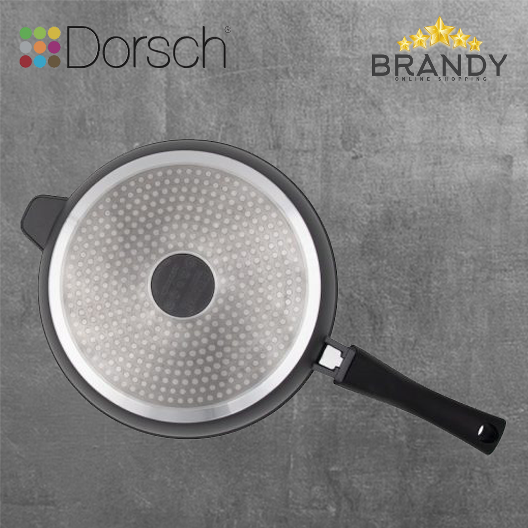 Dorsch Non-Stick Grill Pan with Lid – 28 cm – Dorsch