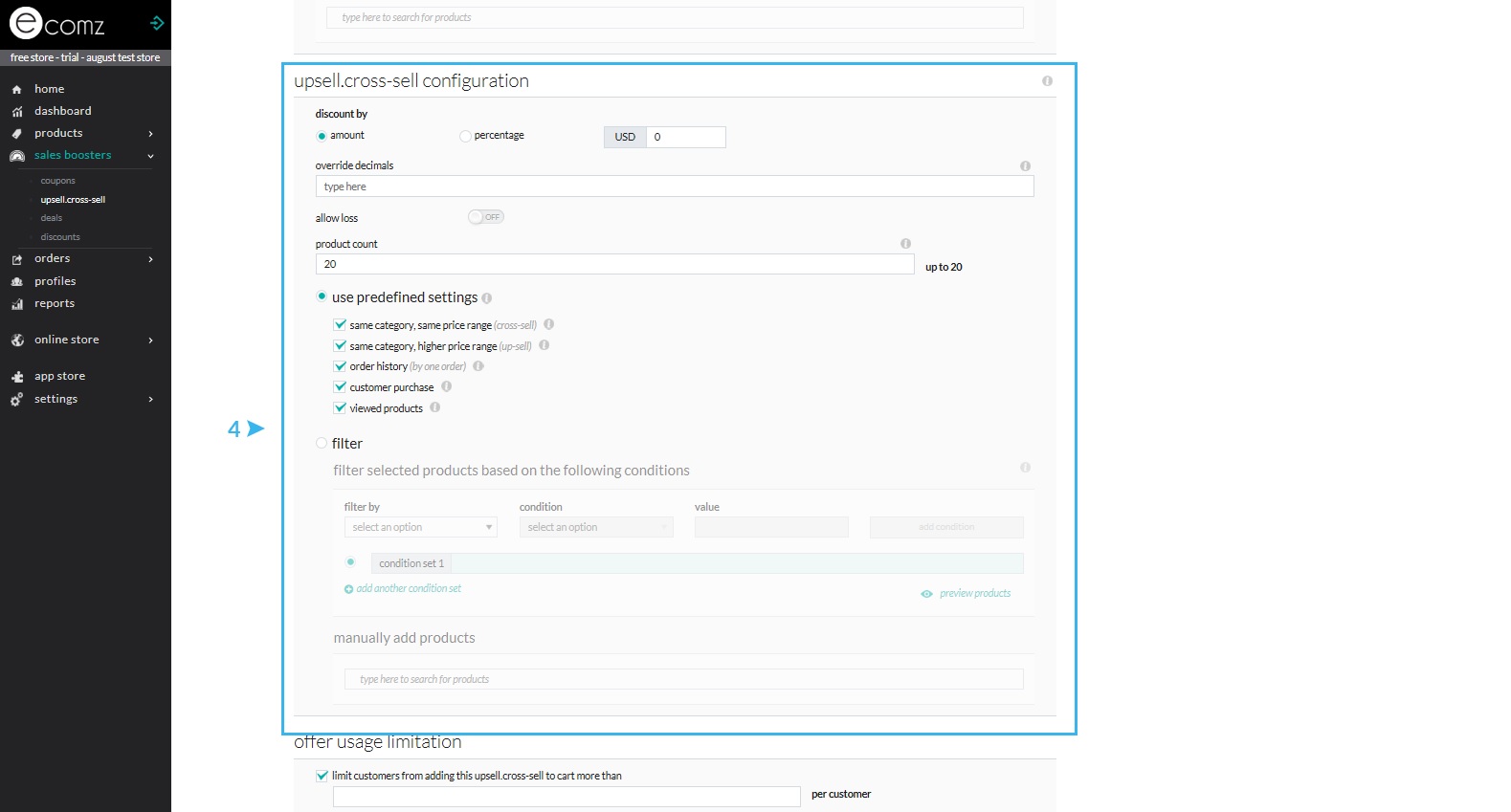 Upsell.cross-sell - ecomz