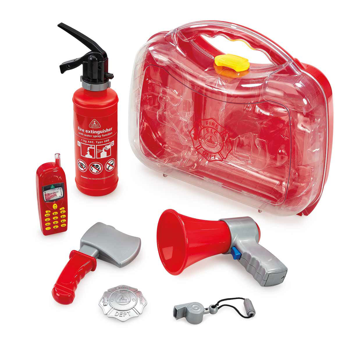 Firefighter store case toy