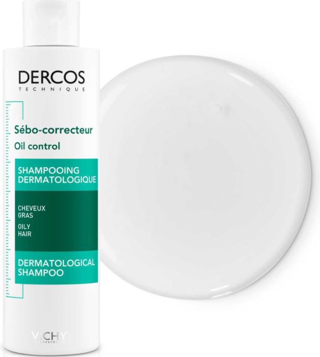 VICHY DERCOS SHAMPOO OIL CONTROL / SEBO CORRECTEUR 200ML - Shampoo | VICHY  - Evoila