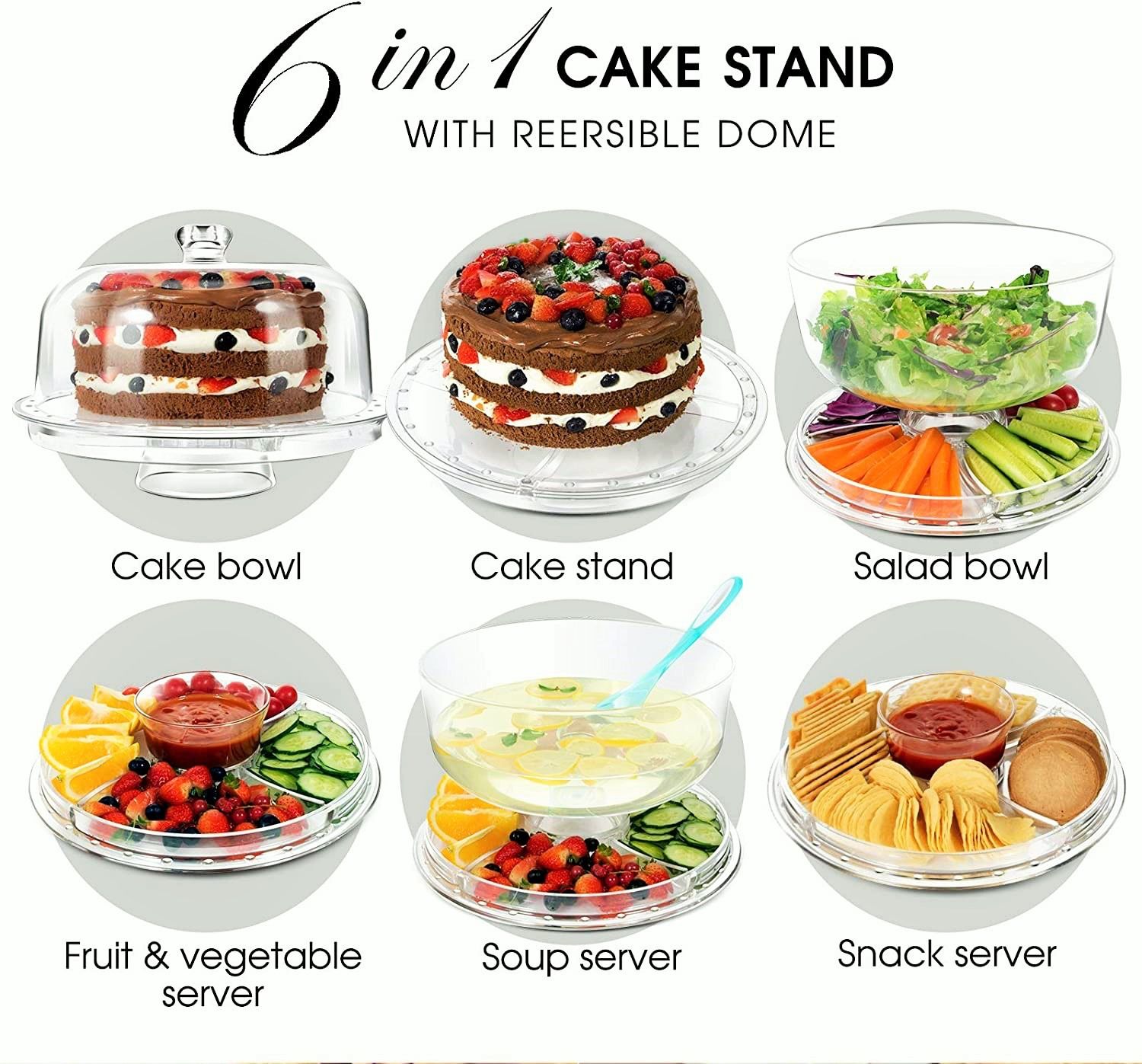 6 in outlet 1 cake stand