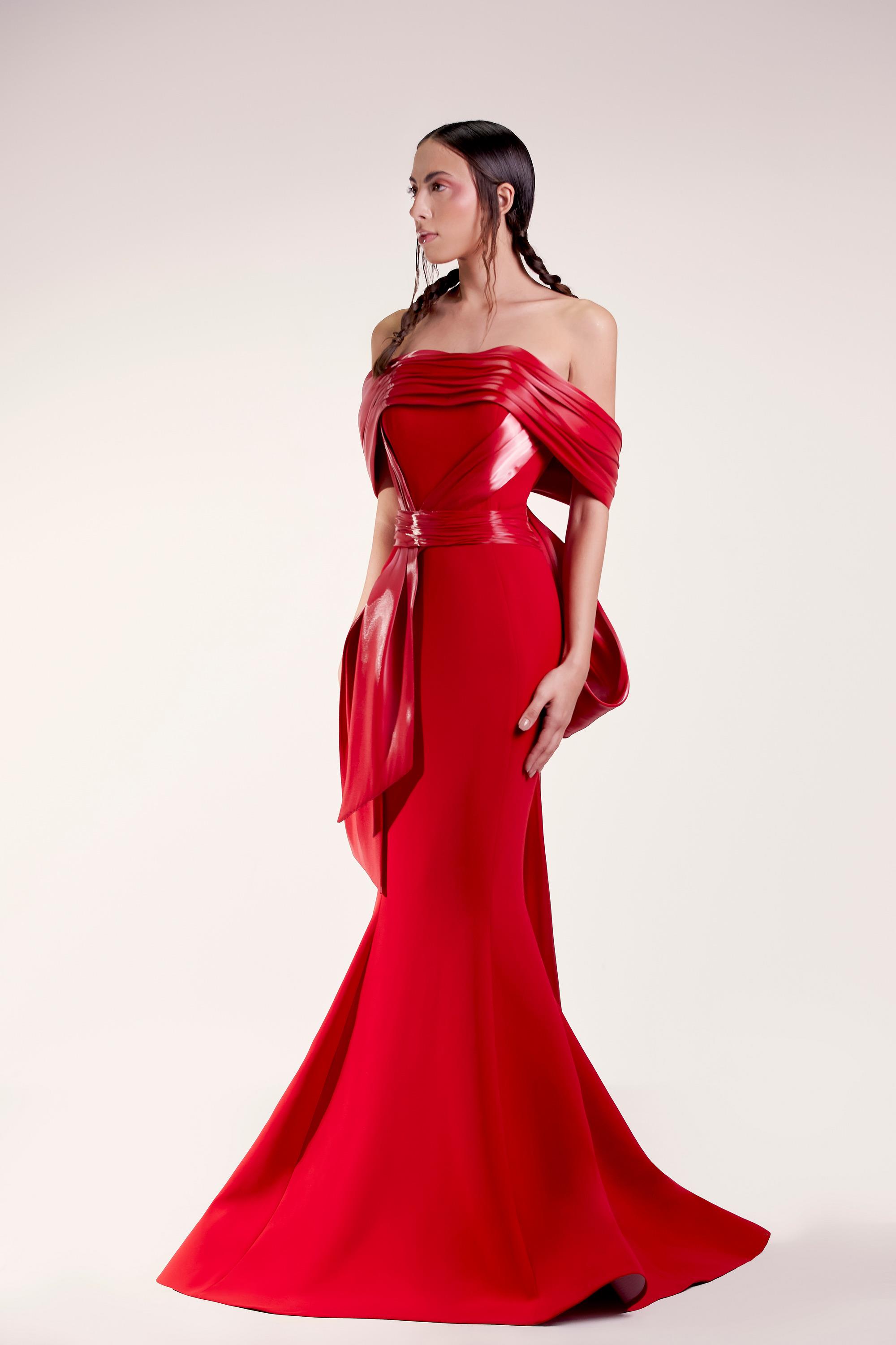 Formal Dress: 27613. Long, Off The Shoulder, Fit N Flare | Alyce Paris