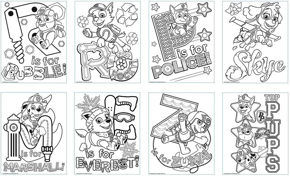Paw Patrol Super Deluxe Art Supplies Set With Coloring Pages, Stampers –  StockCalifornia