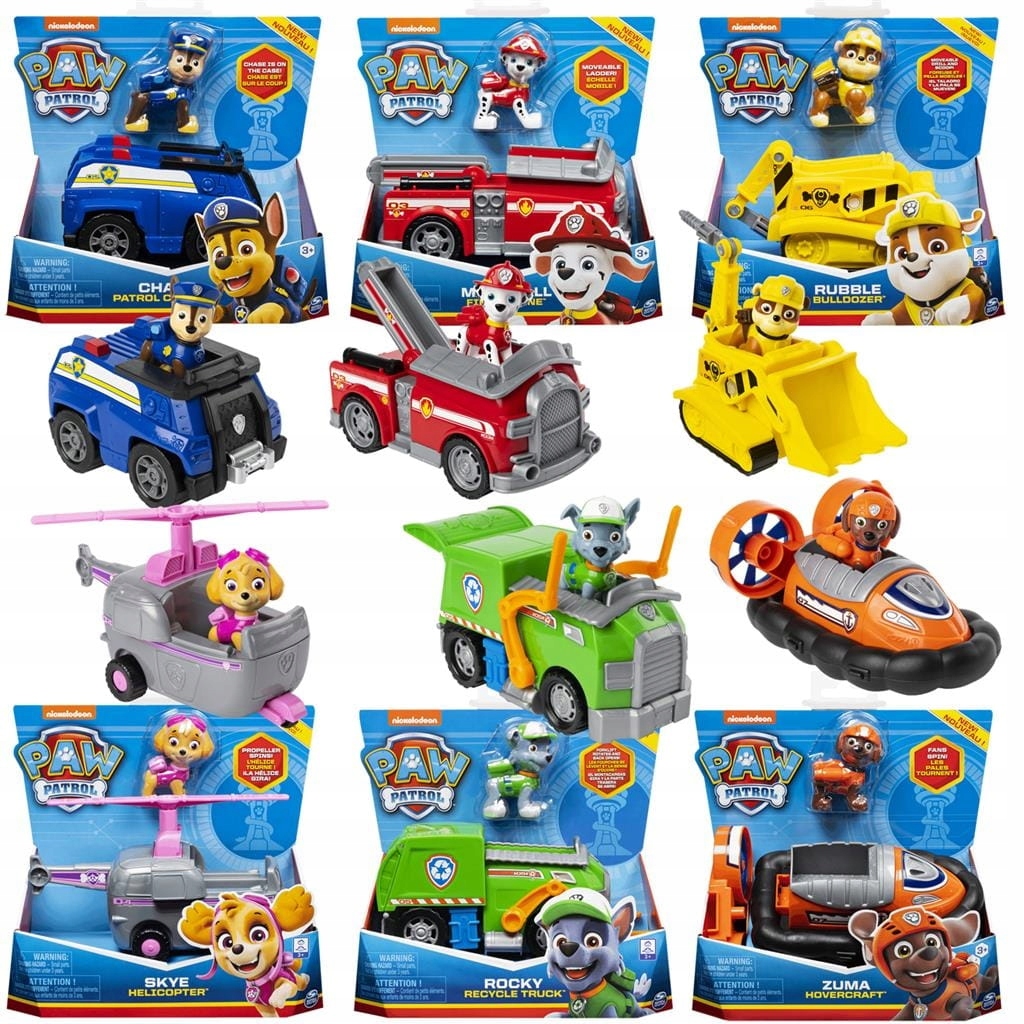 Paw Patrol Adventure with Basic Vehicle and Pup - TV Characters