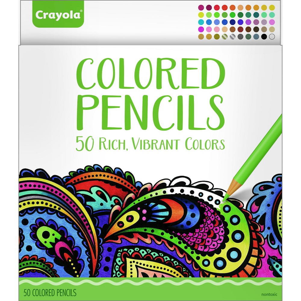 Crayola Colored Pencils Pack of 50 50 Count