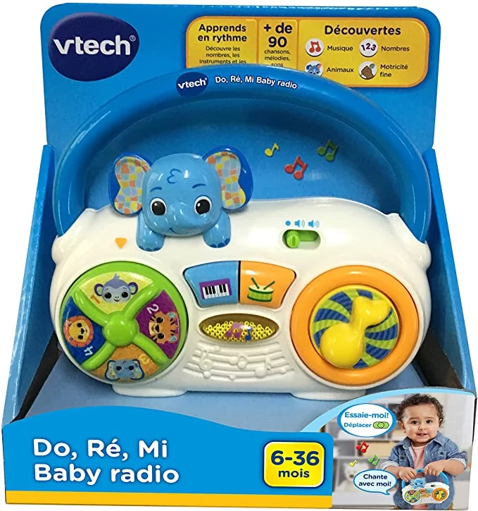 Do, Re, Mi Baby Radio - Interactive & Learning Toys | Vtech - Joue Club