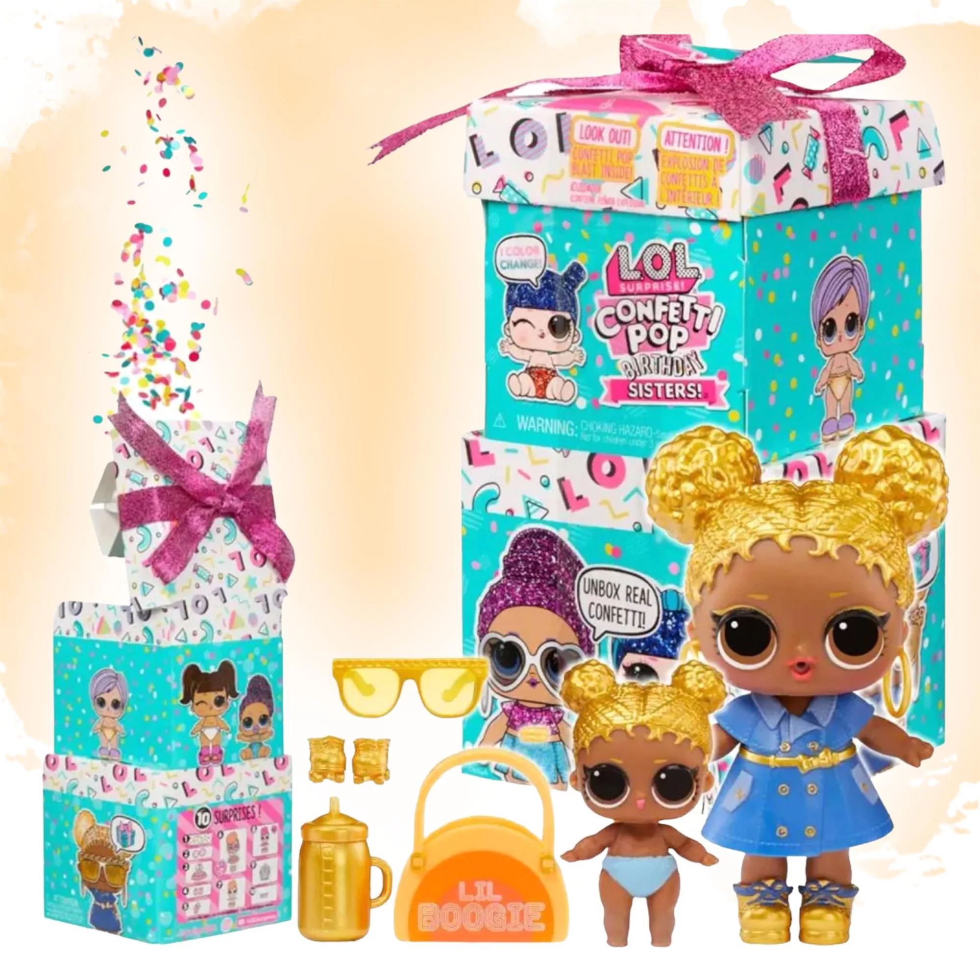 L O L Surprise Confetti Glitter Pop Under Wraps Collectibles MGA Joue Club