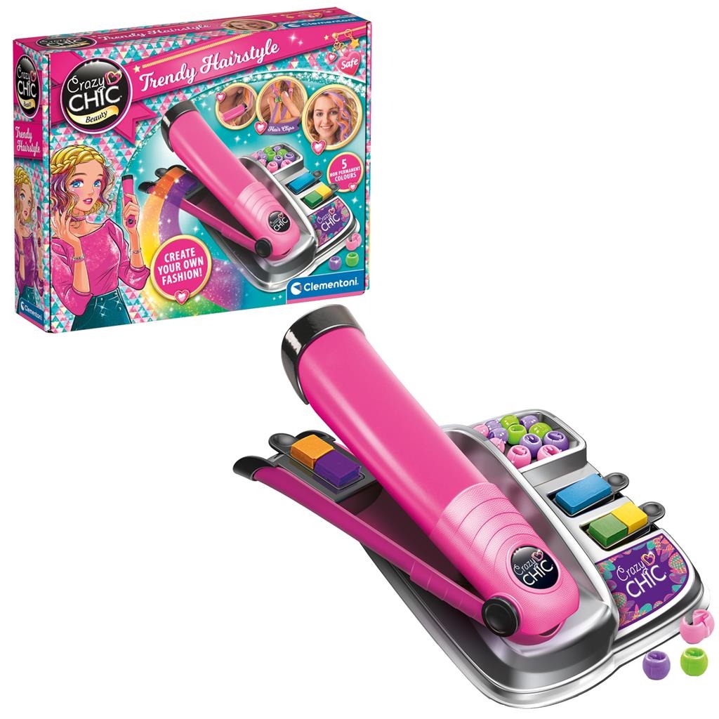Clementoni Crazy Chic Hair Straightener - Toys from Toytown UK