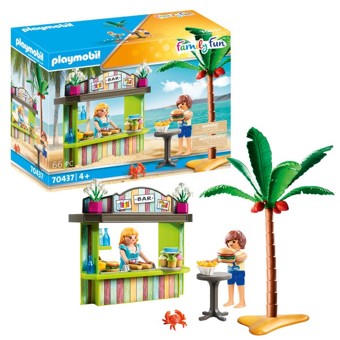 Playmobil Family Fun - Beach Snack Bar 70437 (for Kids 4 yrs old