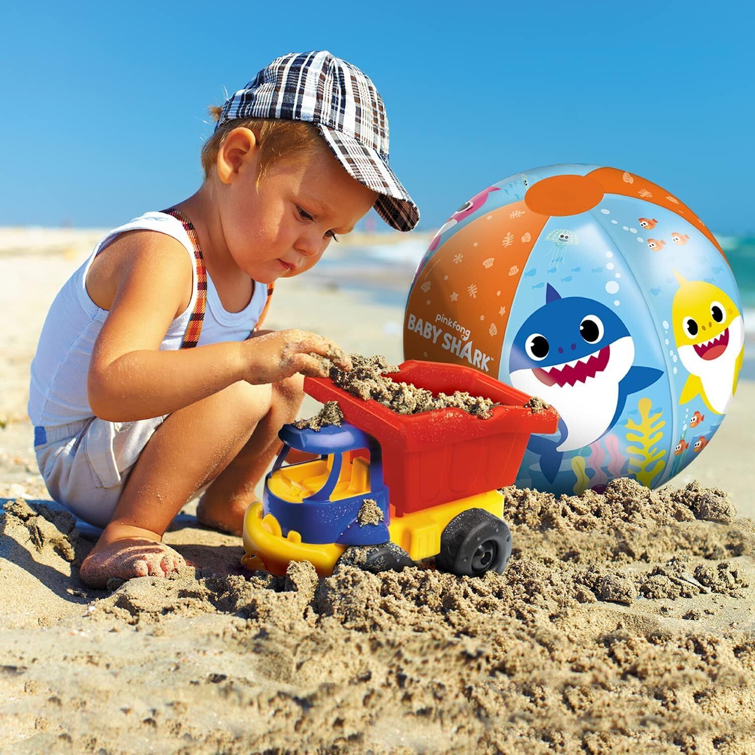 MONDO TOYS - SURFING SHARK BEACH BALL - BALLON DE PLAGE COLORÉ