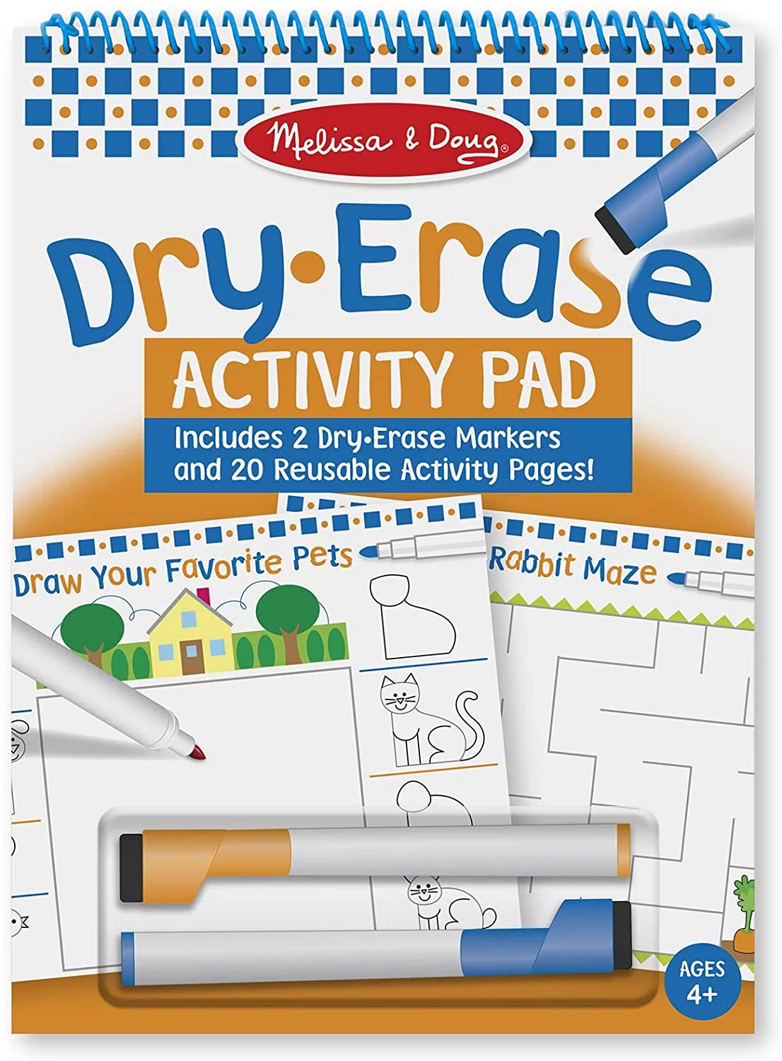 DryErase Activity Pad Coloring Melissa & Doug Joue Club