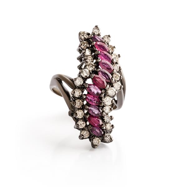 Jude Jewelers Oxidized Stainless Steel Leaf Wrap Thumb Ring - Vintage Retro Design, Hypoallergenic, Nickel Free - View #13