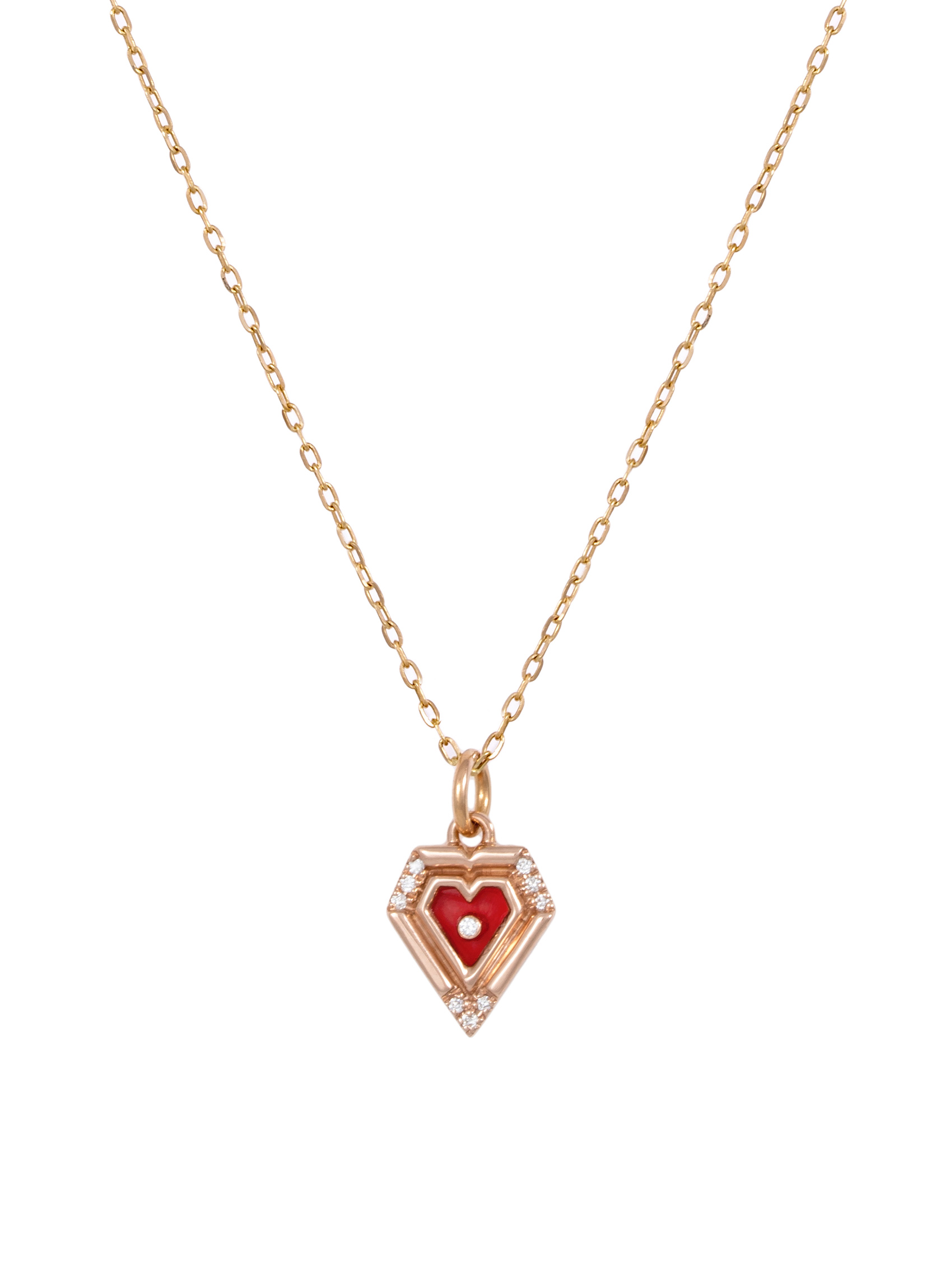 L'Atelier Nawbar Spiral Heart Pendant Necklace