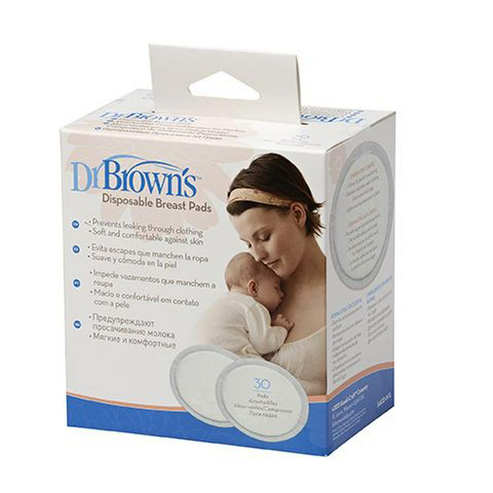 Dr. Brown's®Disposable One-Use Absorbent Breast Pads for Breastfeeding and  Leaking - 100pk 