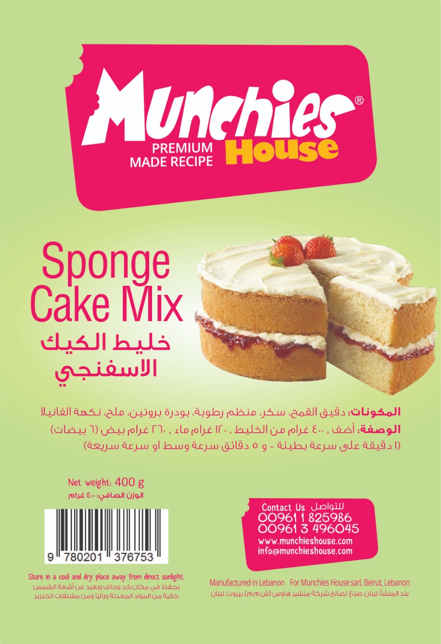 Sponge cake store mix