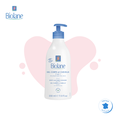 Biolane 2-in-1 Body and Hair Gel – 350 ml – 97% Natural Origin