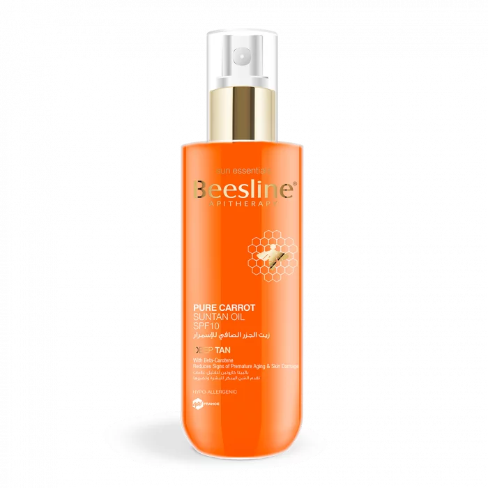 Beesline Pure Carrot Suntan Oil Spf 10 Tanning Oils BEESLINE nicolas care store