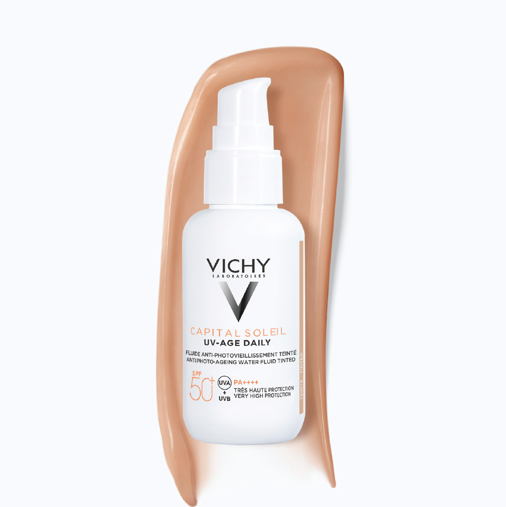 Vichy Capital Soleil UV-Age Daily Anti Photo-Ageing Water Fluid Tinted ...