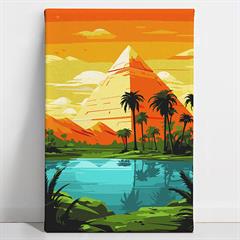 Egypt Paint By Numbers Art Design Pyramids Painting By Numbers KIT For - View #8