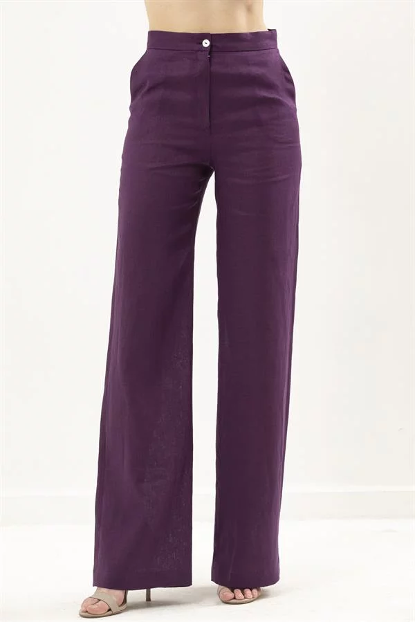 【BAON】Zed brushed cotton straight pants Wrinkle Free Pull-On Straight-Leg Trousers at Cotton Traders