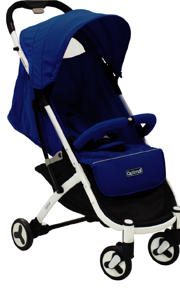 Optimal baby stroller with basket