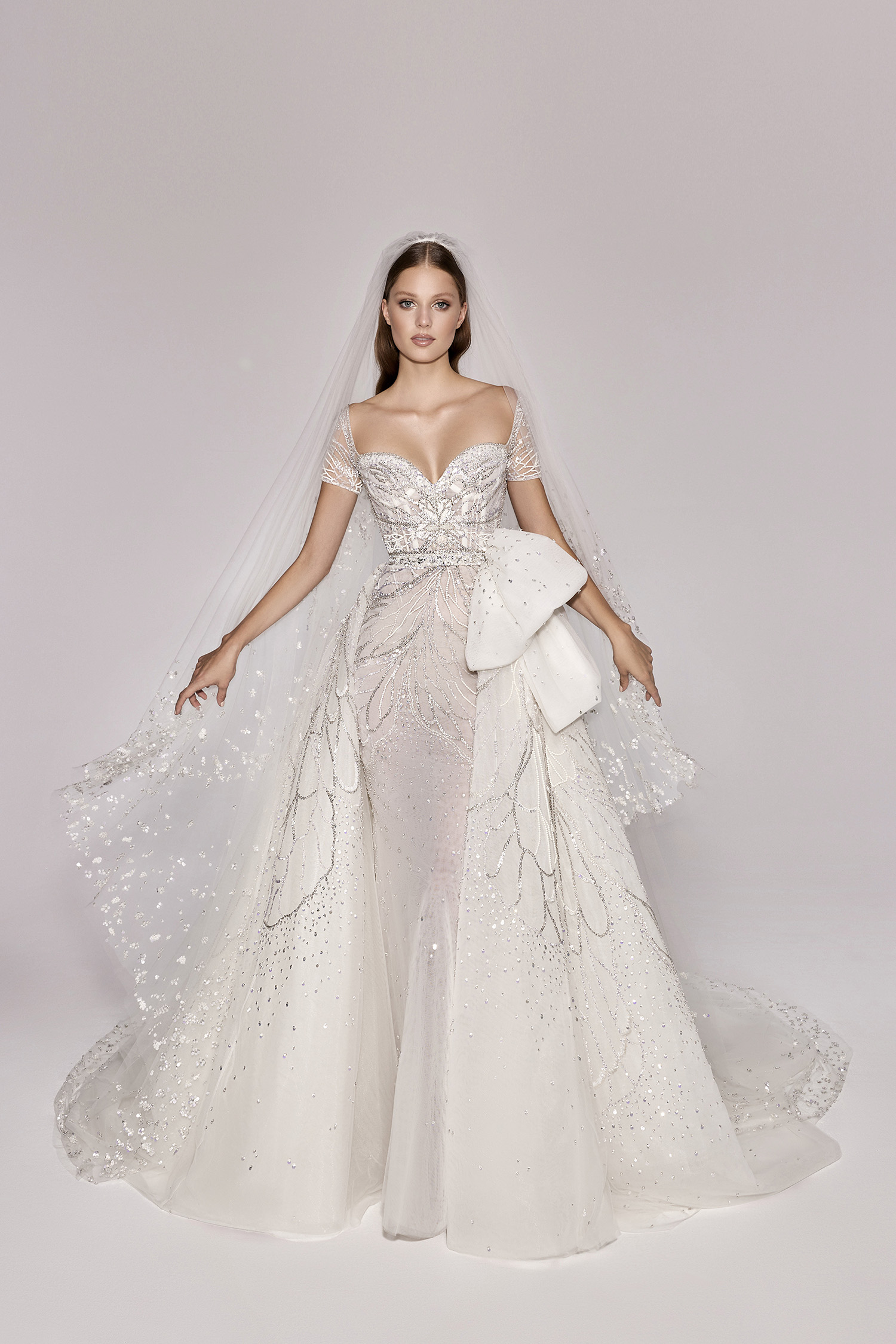 Zuhair Murad Long Sleeve A-Line Gown | Bridal Dress Rental | Lebanon Rent a  dress - Designer-24.com [D24]