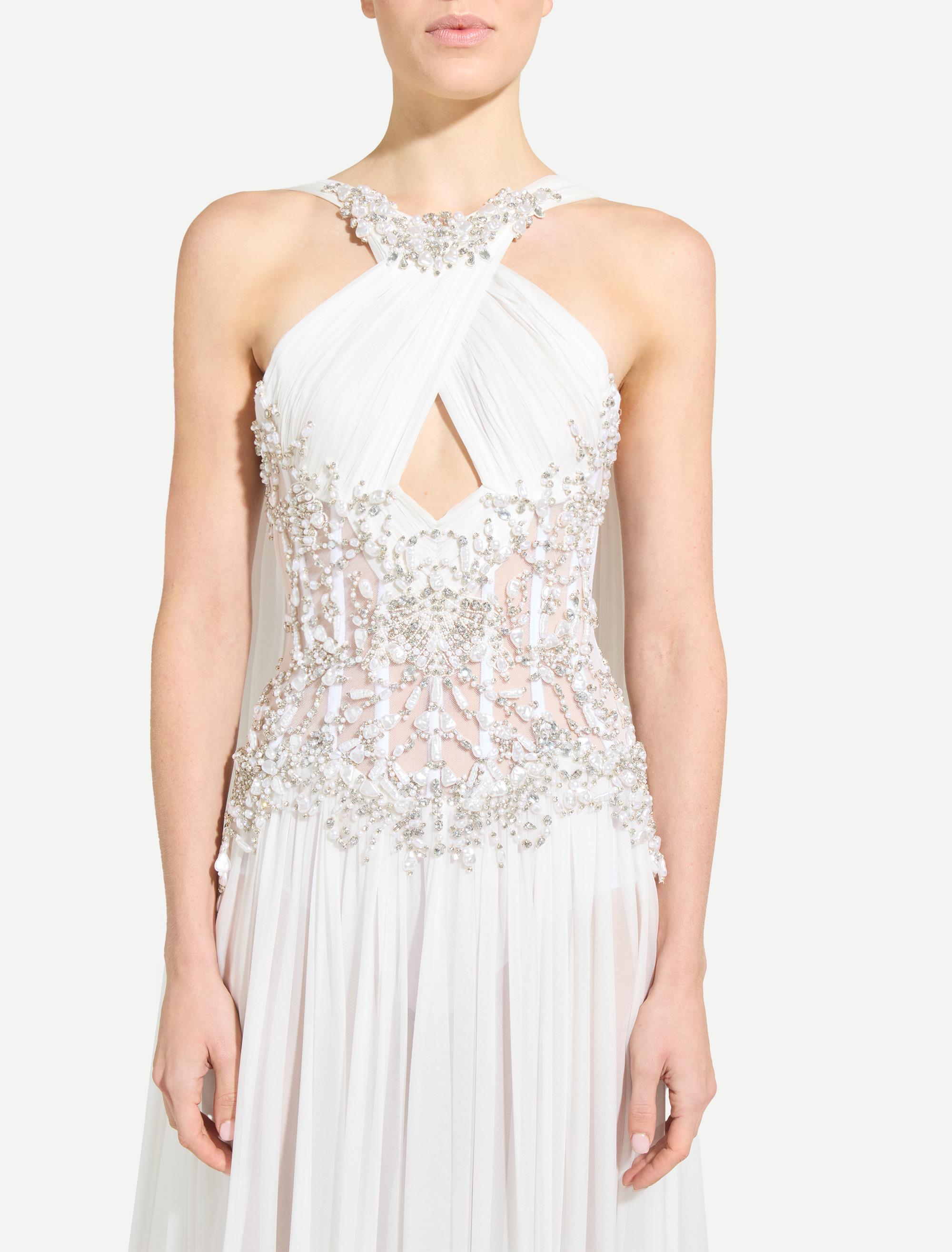 Chiffon Beaded Dress - Dresses - Zuhair Murad