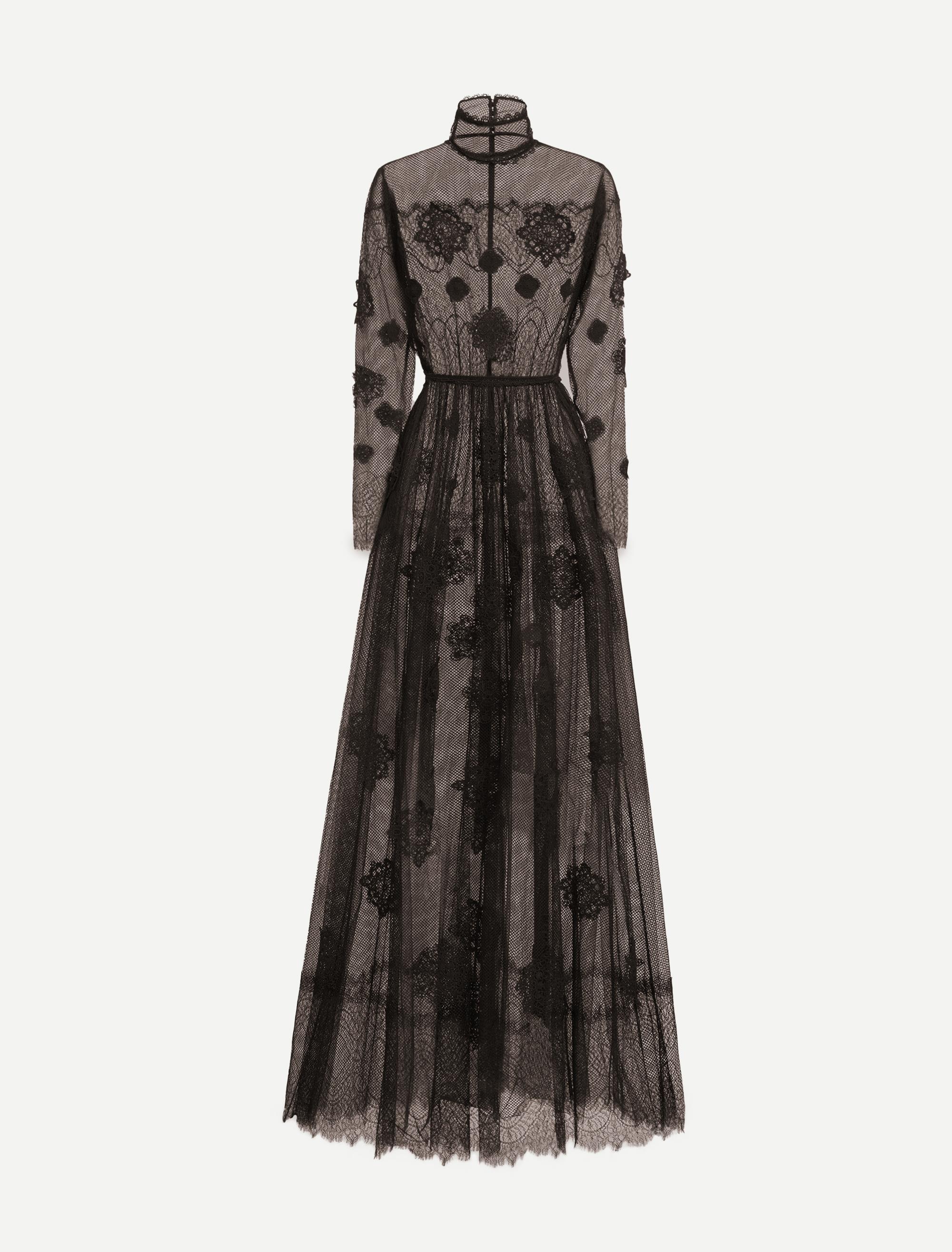Resille & Lace Dress - Dresses - Zuhair Murad