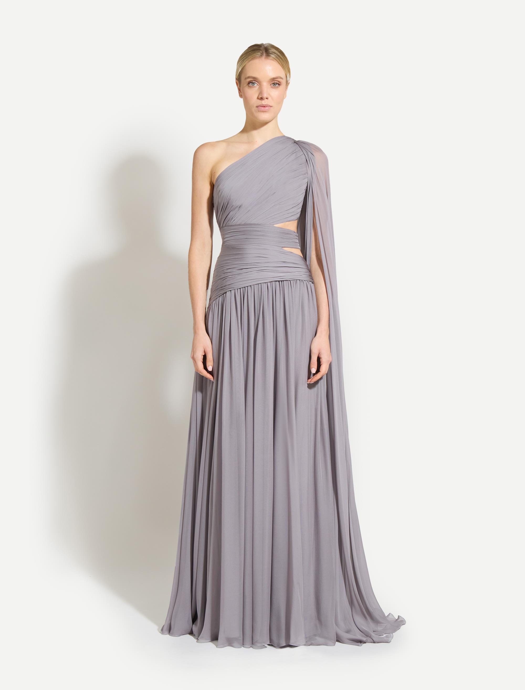 Chiffon Draped Dress - Dresses - Zuhair Murad