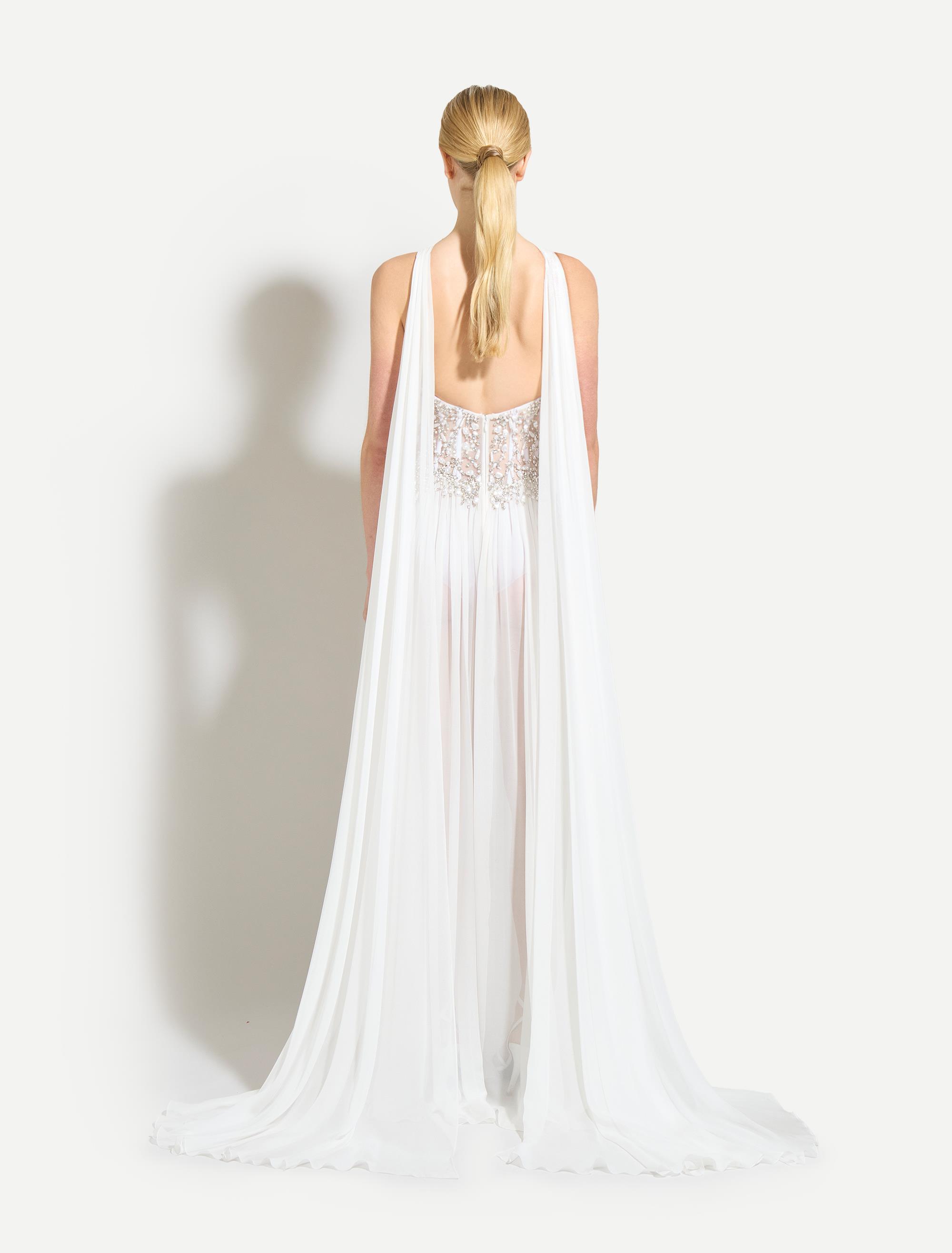 Chiffon Beaded Dress - Dresses - Zuhair Murad