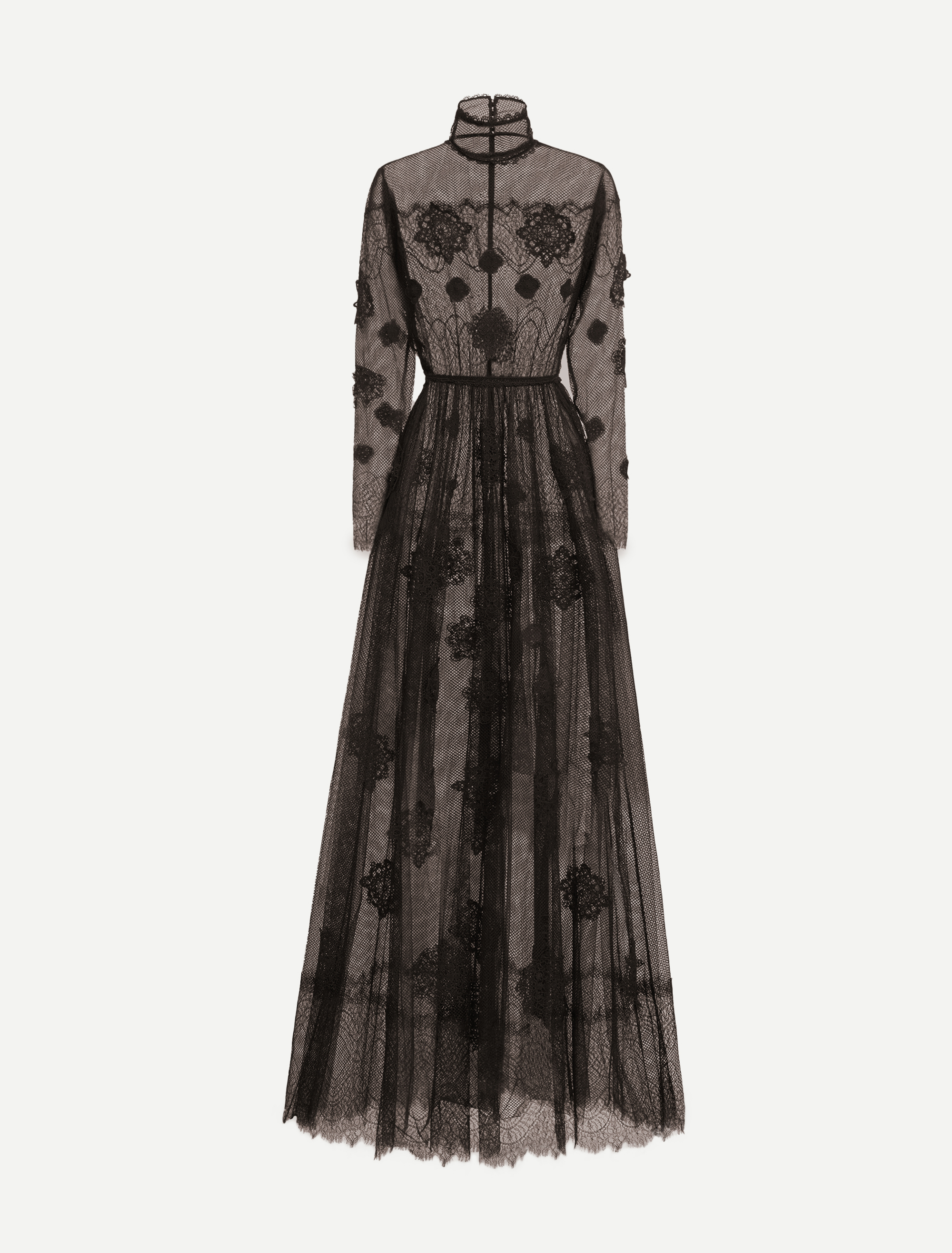 Resille & Lace Dress - Dresses - Zuhair Murad