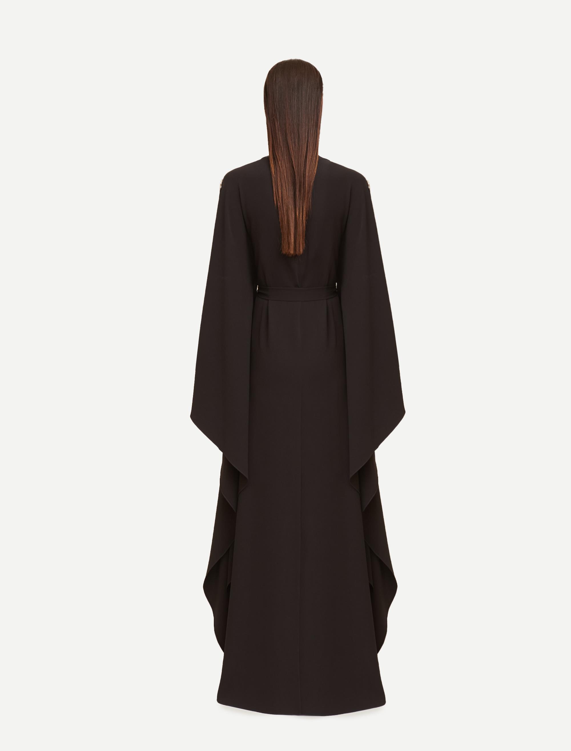 Cady Embroidered Cape Dress - Dresses - Zuhair Murad