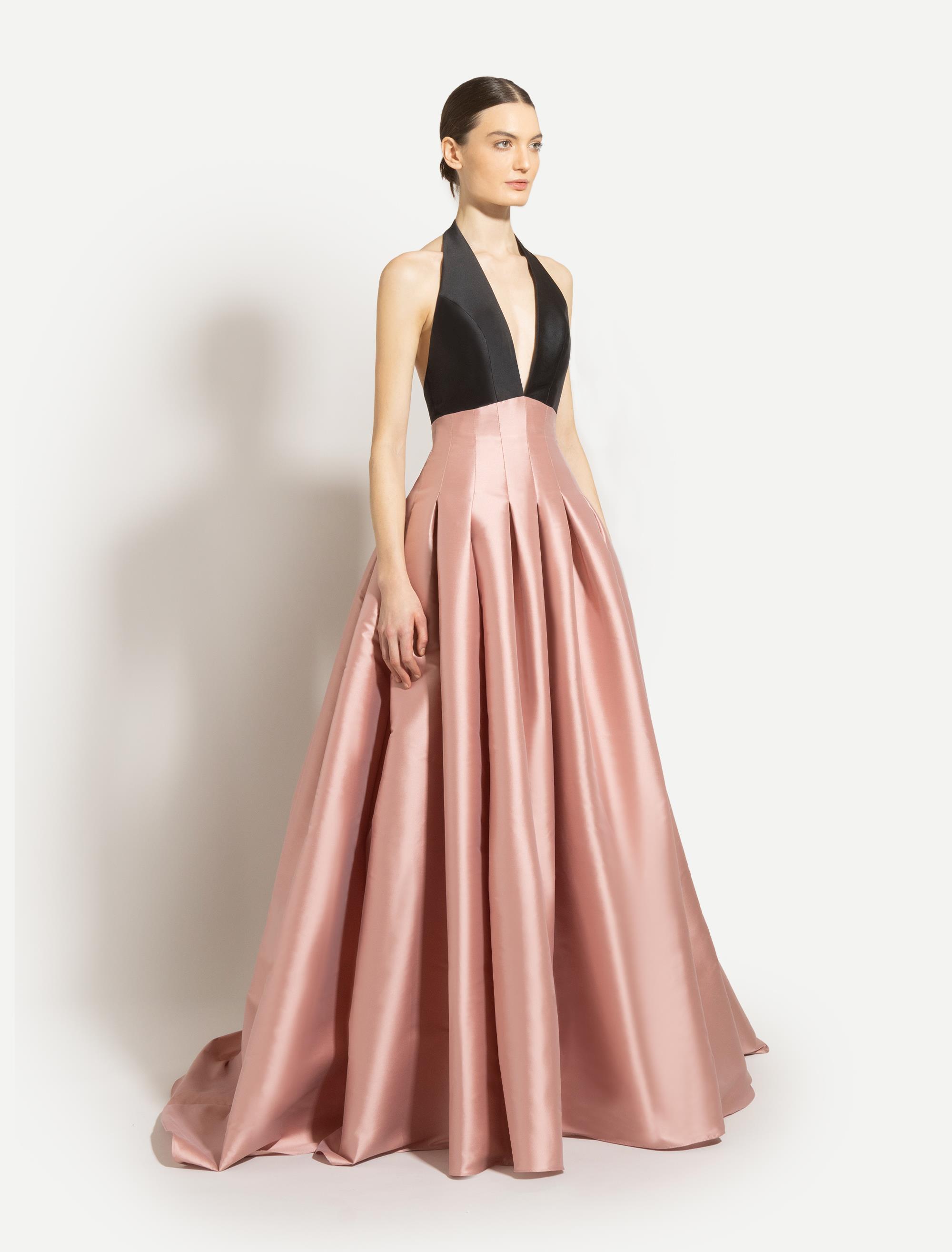burlington long evening dresses Stretch Mikado Asymmetic Off Shoulder Dress – Elizabeth Anthony