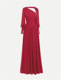 ワンピース Lauris Chiffon Long Dress barbara-wedding-dress-
