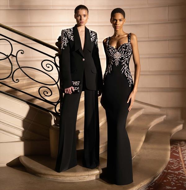 オールインワン・サロペット Aspesi Pleated Black Long Dress オールインワン・サロペット Aspesi Pleated Black Long Dress